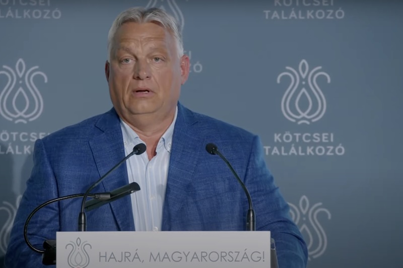 Orbán Viktor Kötcsén