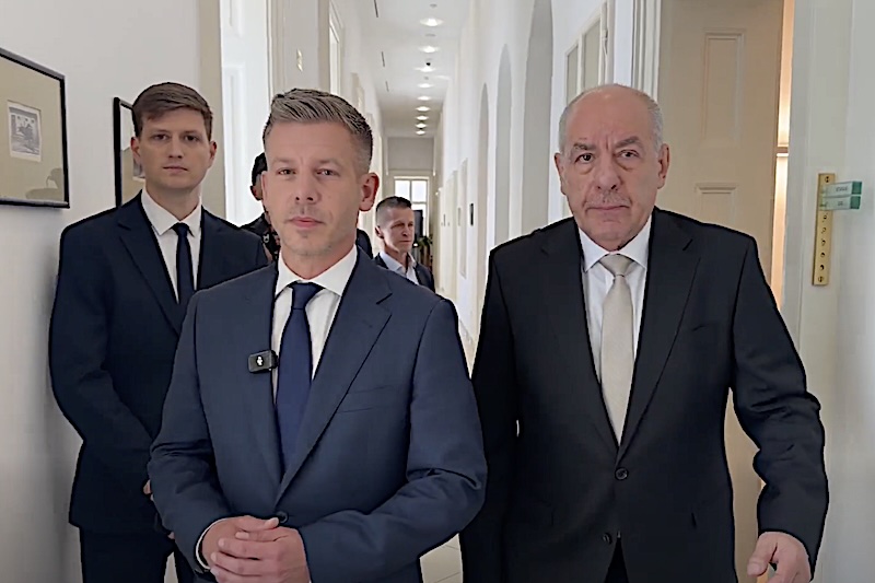 Magyar Péter és Sulyok Tamás
