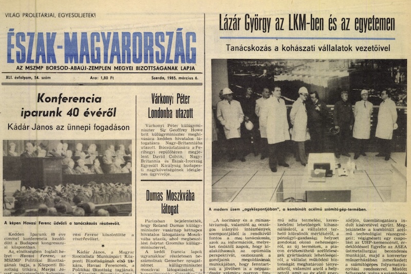 Észak-Magyarország 1985